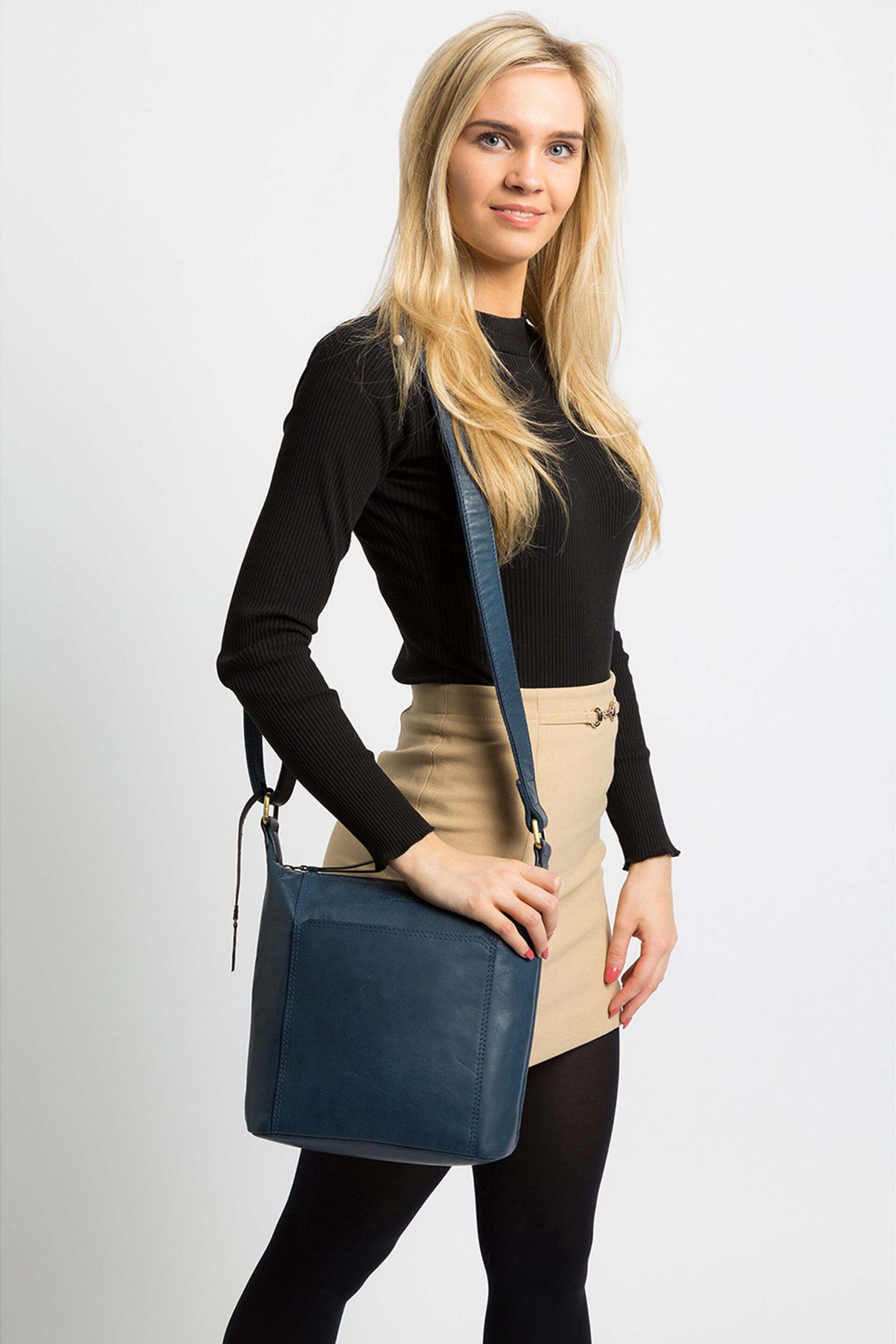 Conkca Yasmin Leather Cross-Body Bag - Image 1 of 6
