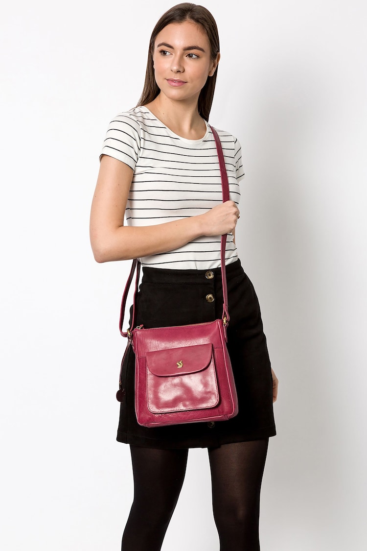 Conkca Shona Leather Cross-Body Bag - Image 4 of 4