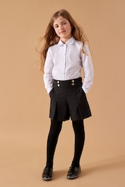 Black High Waisted Shorts (3-16yrs) - Image 1 of 6