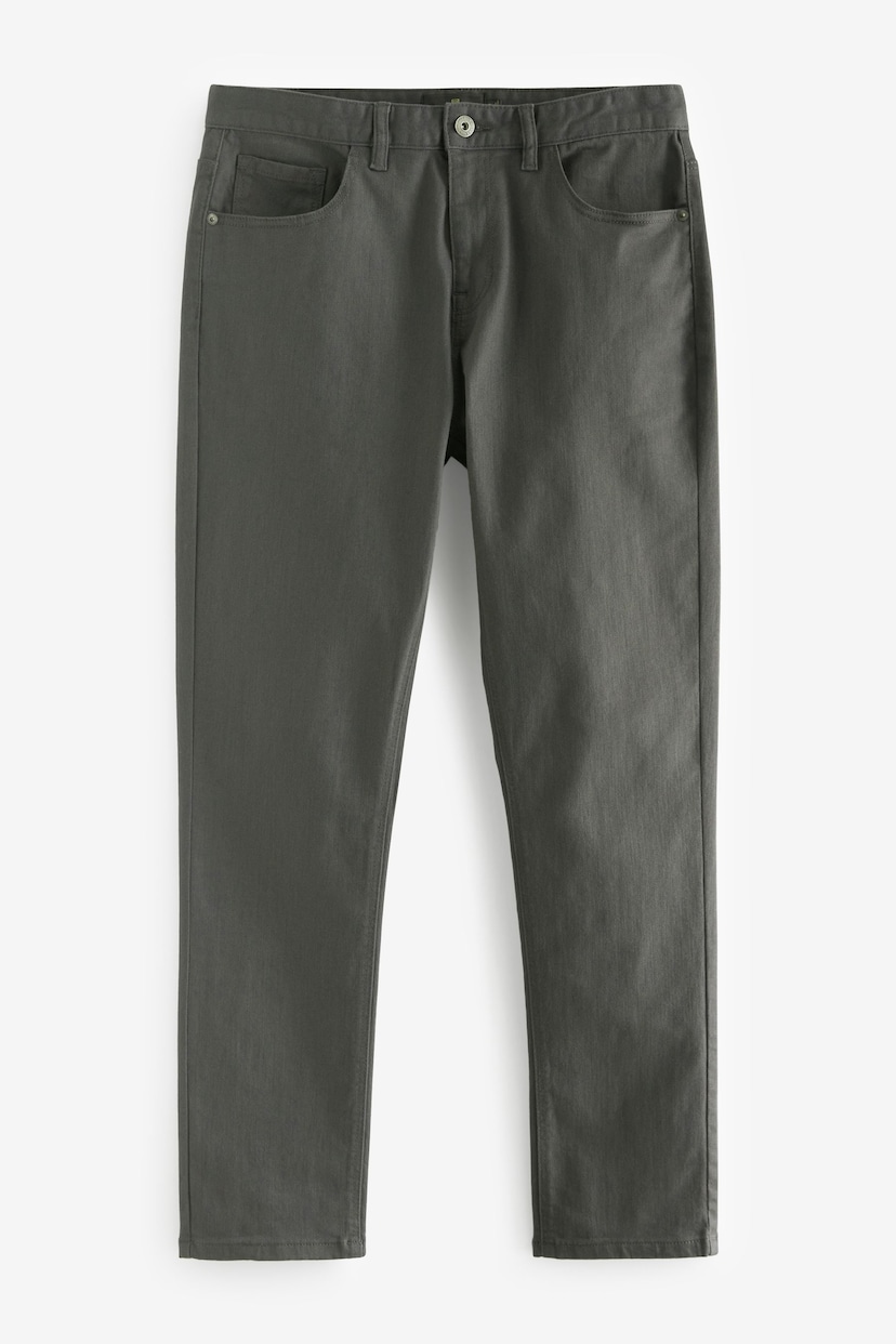 Charcoal Slim Fit Classic Stretch Jeans - Image 6 of 11