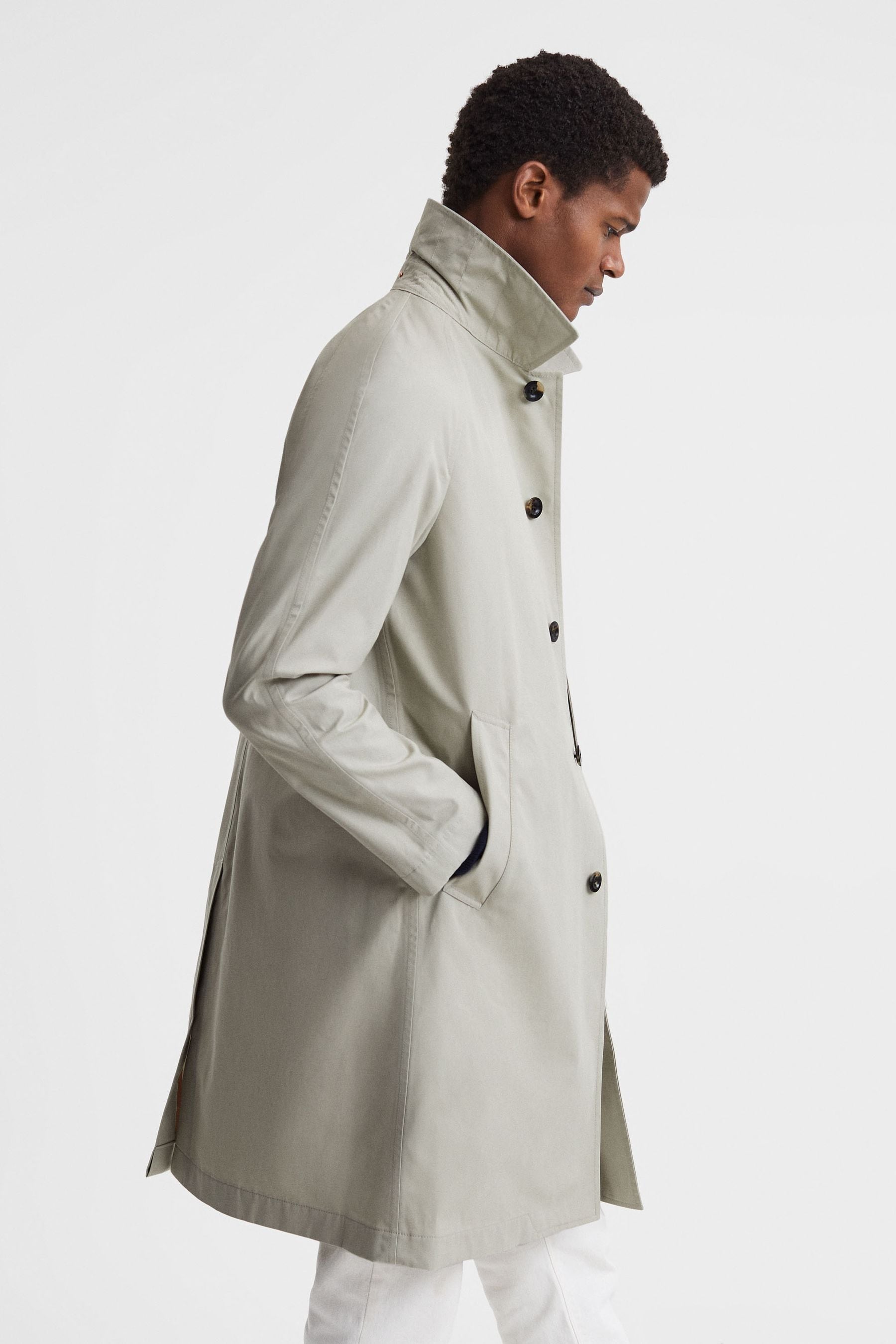 Medium length trench coat 2025