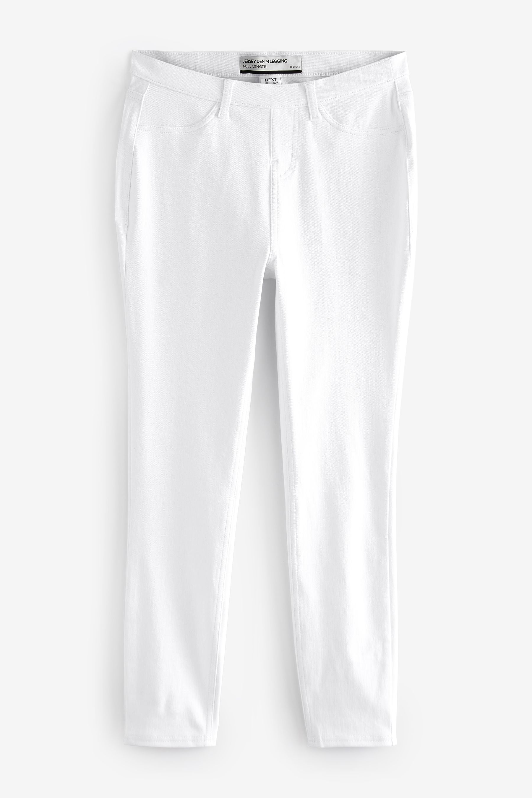 Next full length jersey denim leggings cheap