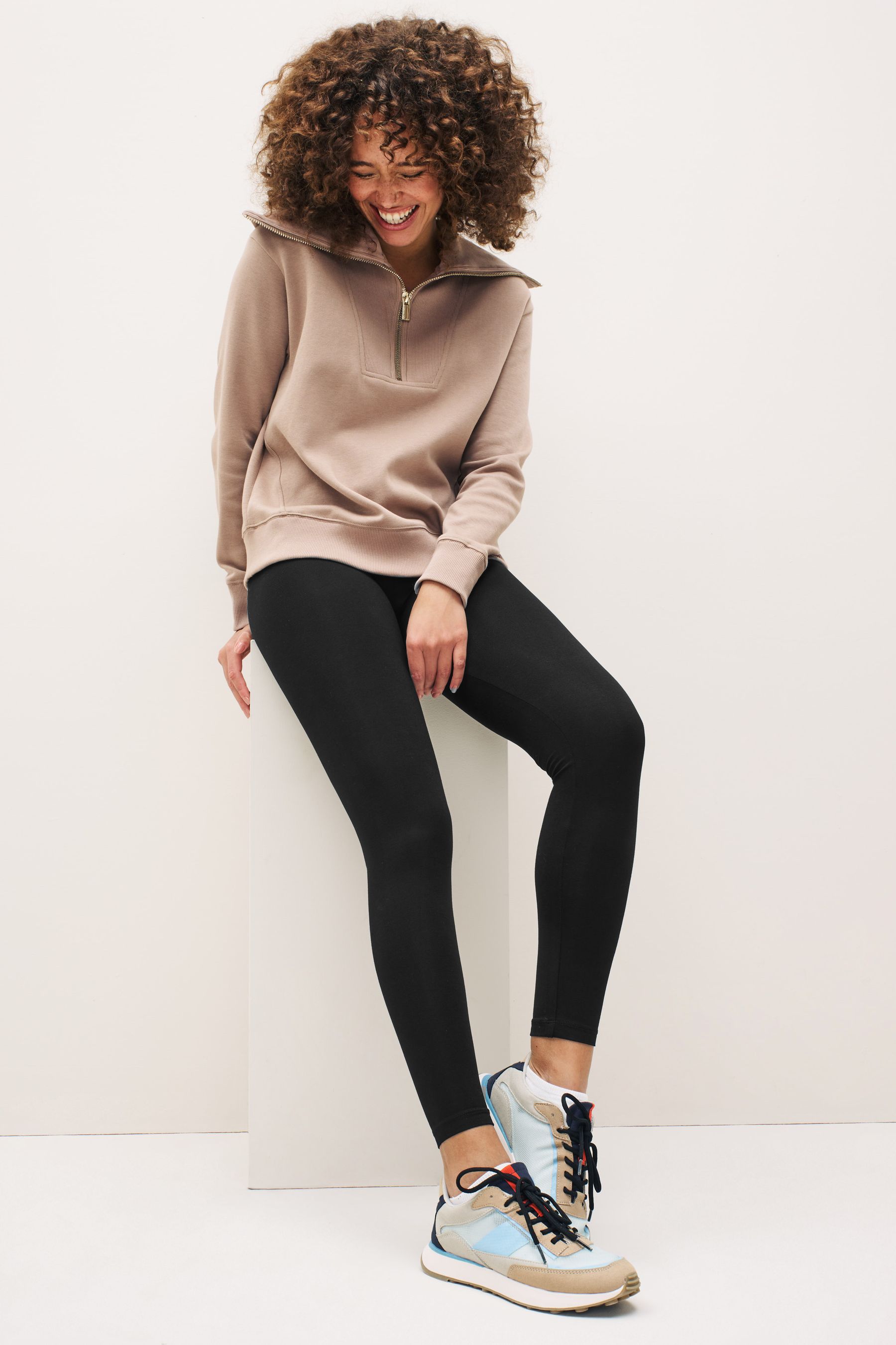 High Waist Black Next Full Length Leggings