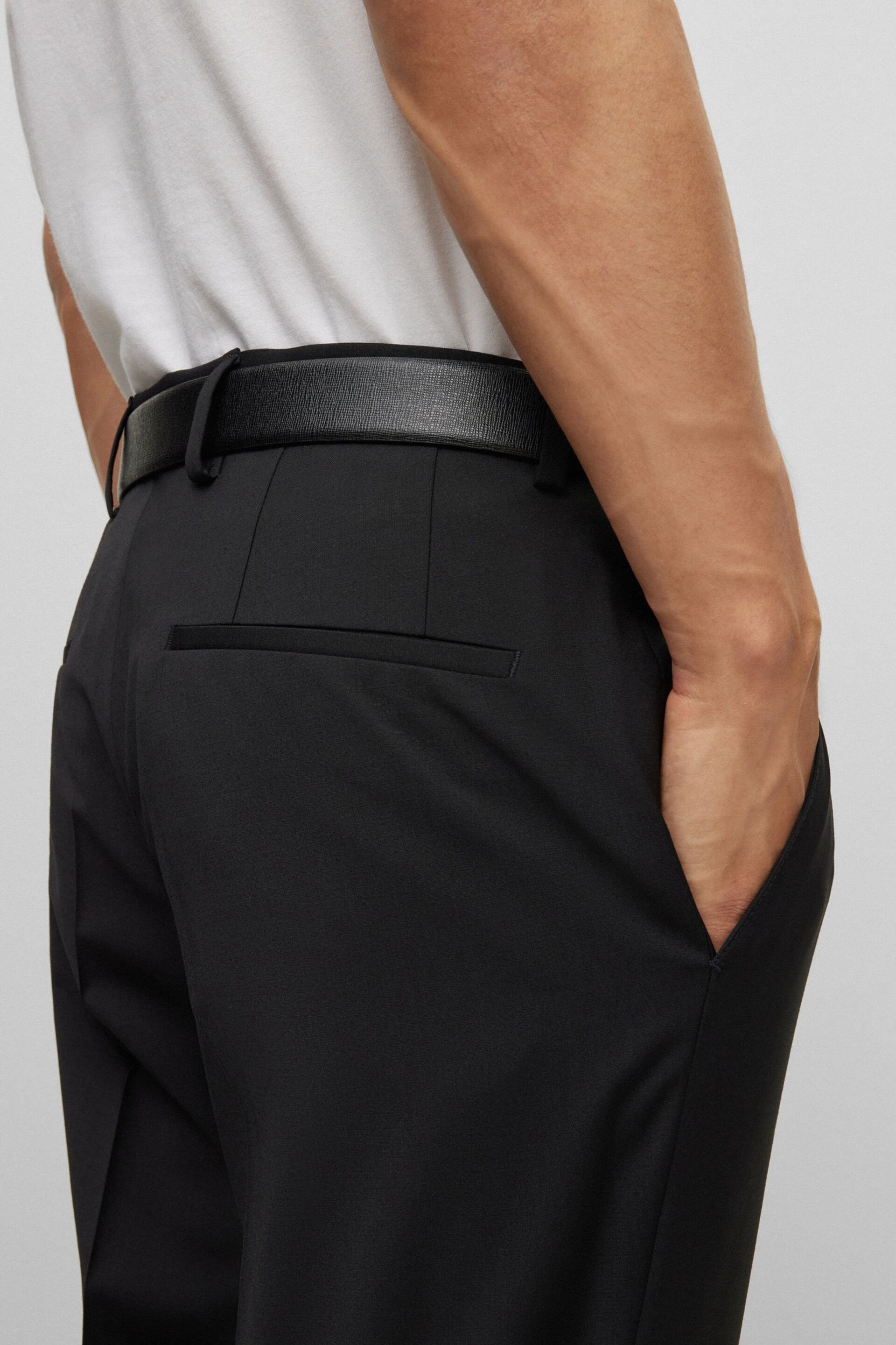 BOSS Black Slim Fit Suit :Trousers - Image 3 of 5