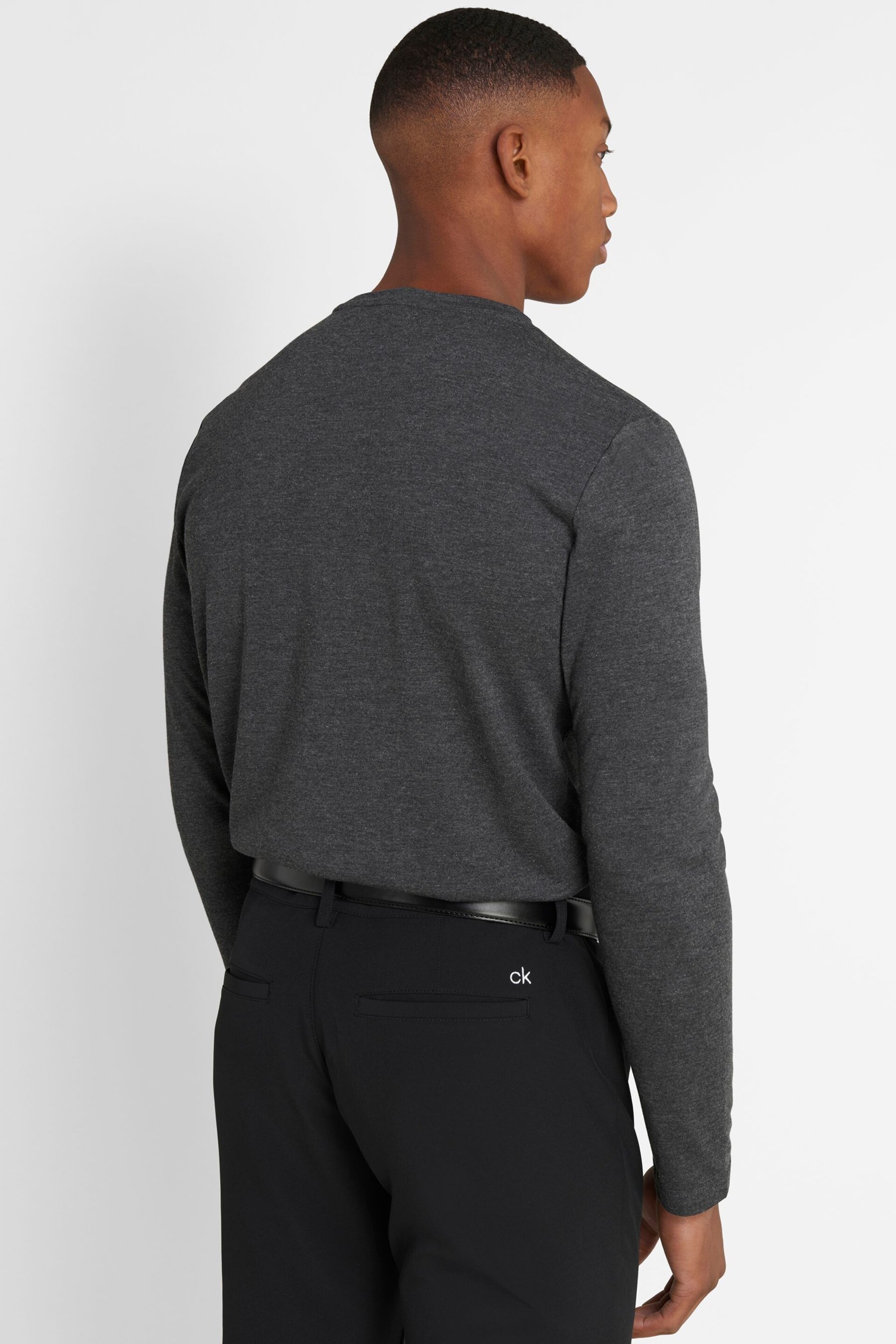 Calvin Klein Golf Assorted Long Sleeve T-Shirts 3 Pack - Image 4 of 9