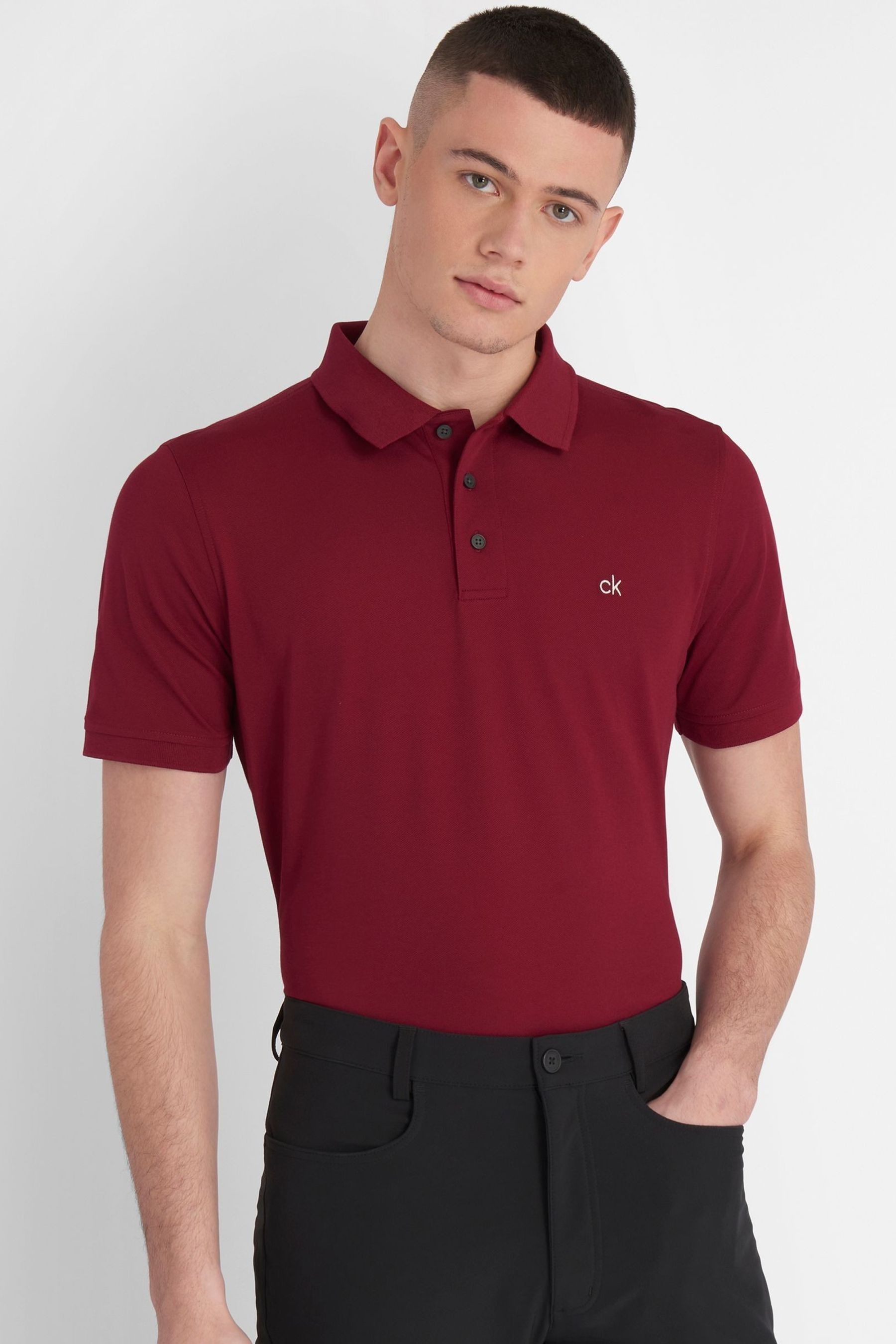 Buy Calvin Klein Golf Planet Polo Shirt from Next Oman