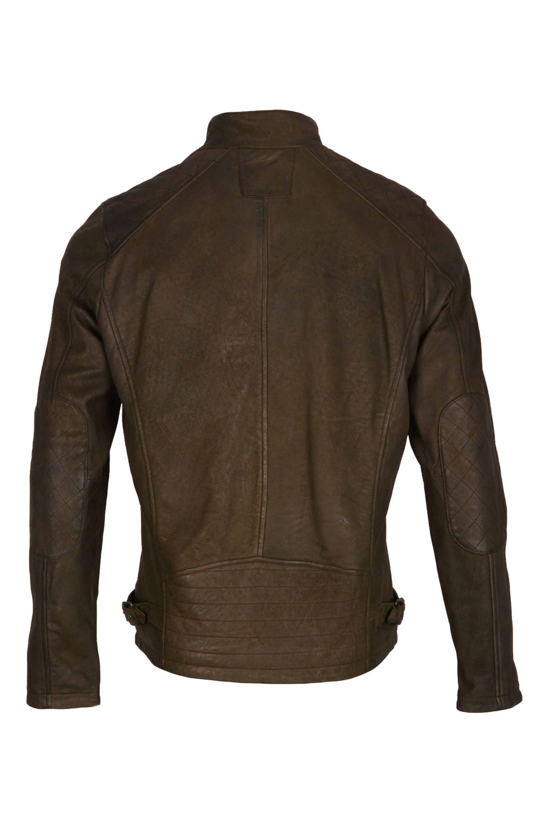 Lakeland Leather Brown Hamish Leather Jacket - Image 4 of 4