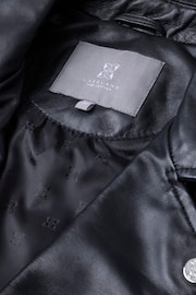Lakeland Leather Grey Grasmere Leather Biker Jacket - Image 4 of 10