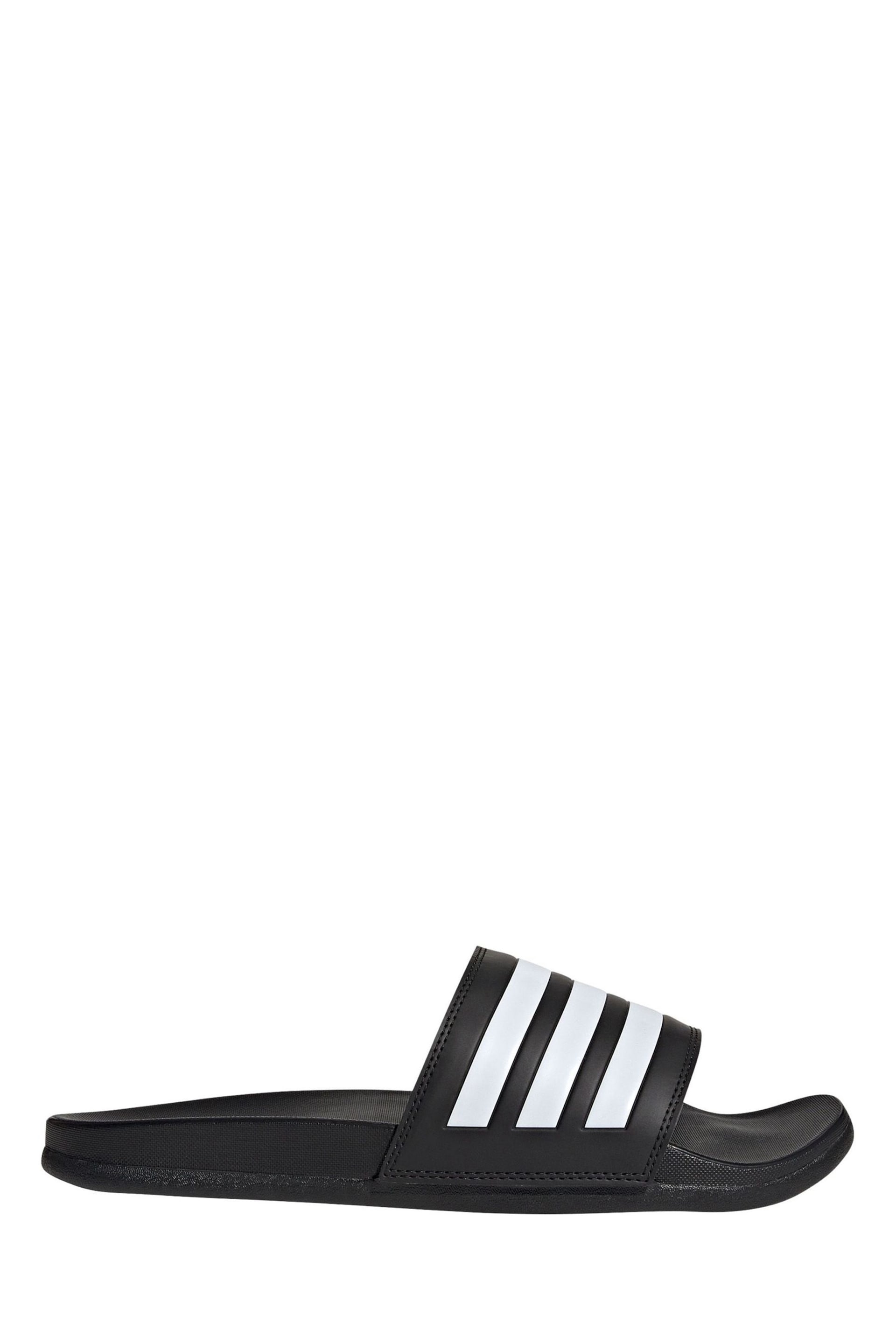 adidas Black Sportswear Adilette Comfort Sandals - Image 1 of 8