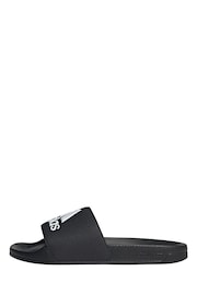 adidas Black Sportswear Adilette Shower Slides - Image 5 of 10