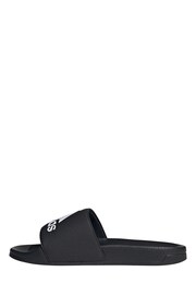 adidas Black Sportswear Adilette Shower Slides - Image 7 of 10