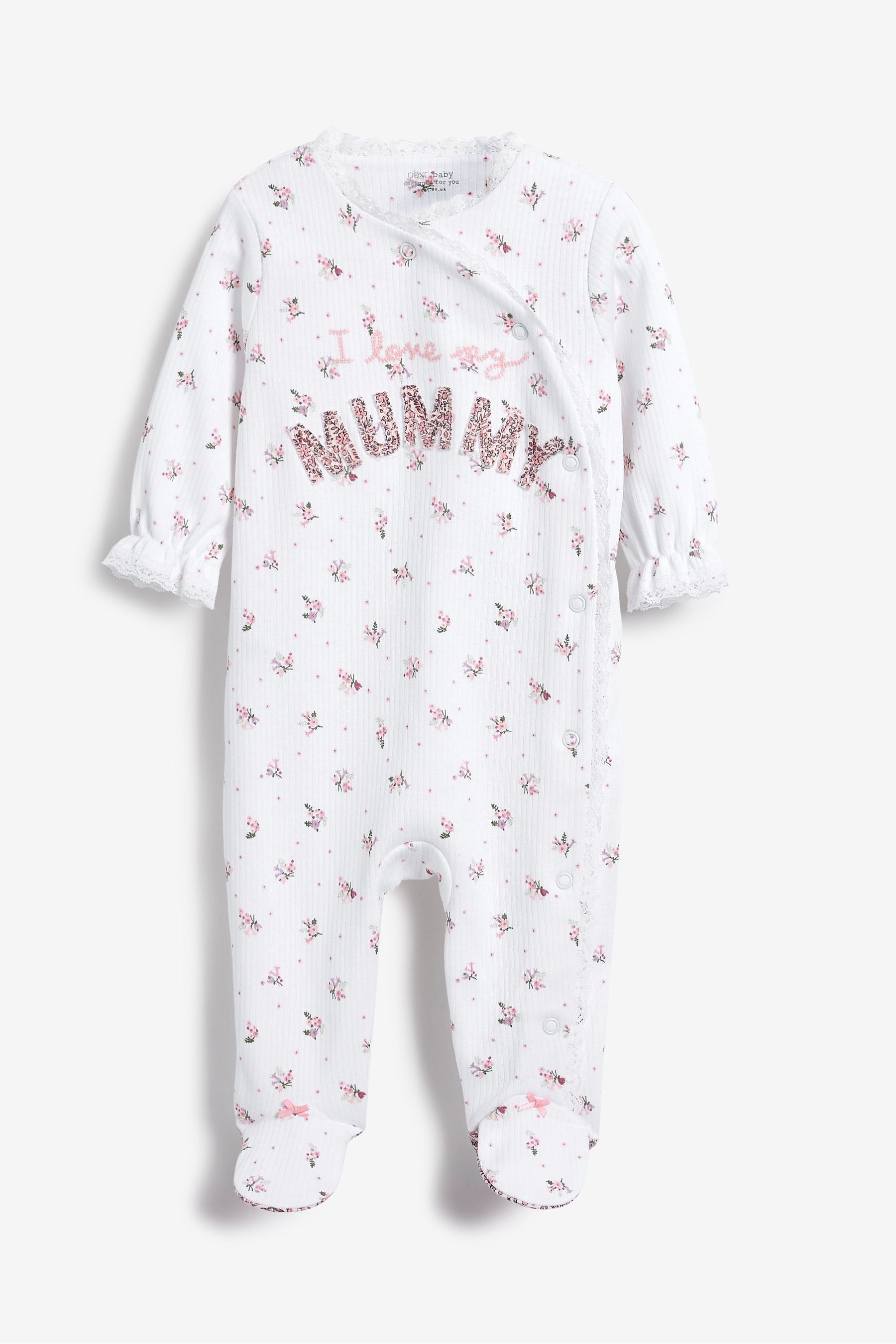 Next floral sleepsuits discount