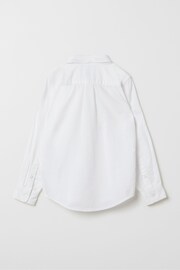 Polarn O Pyret White Organic Cotton Oxford Shirt - Image 2 of 4