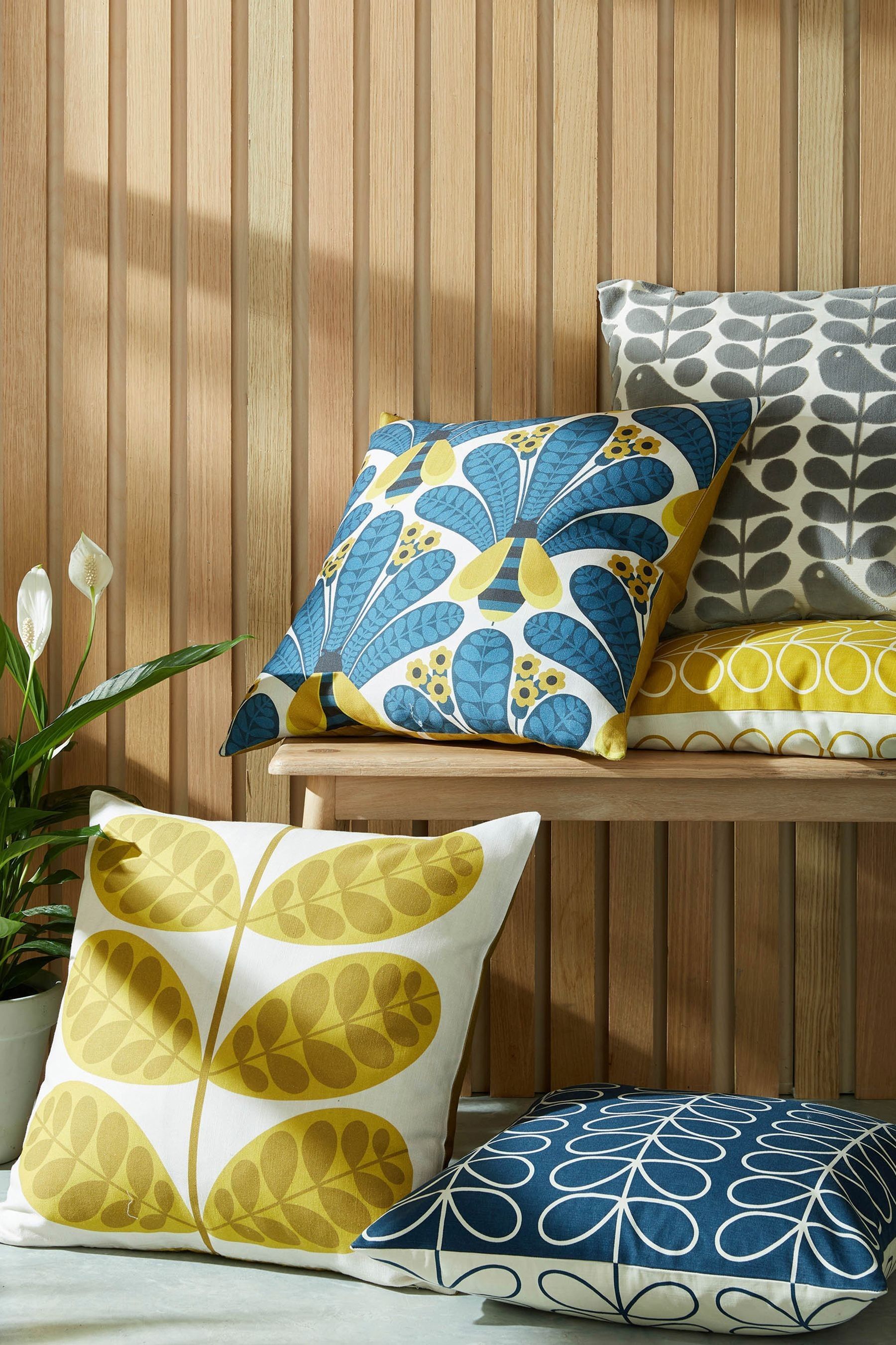 Buy Orla Kiely Blue Bright Honey Bee Cushion from Next Hong Kong