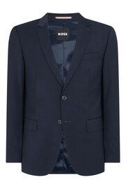BOSS Blue Slim Fit Suit: Jacket - Image 2 of 8