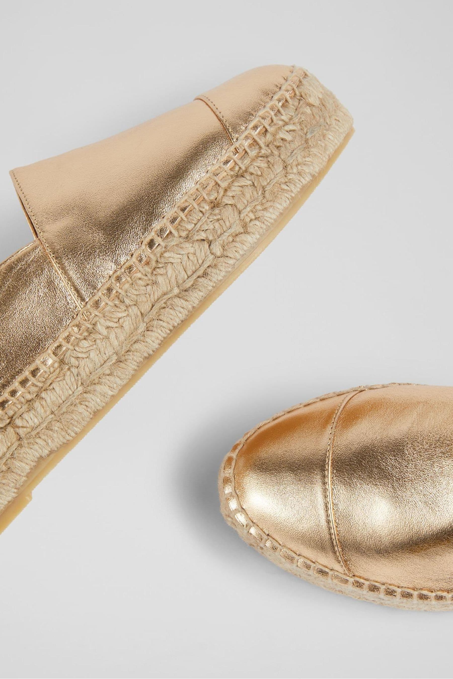 Buy LK Bennett Talia Leather Flatform Espadrilles from Next Luxembourg