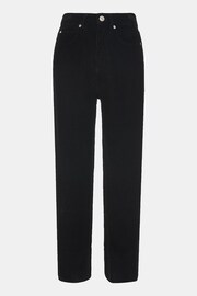 Whistles Black High Waist Cord Barrel Straight Jeans - Image 5 of 5