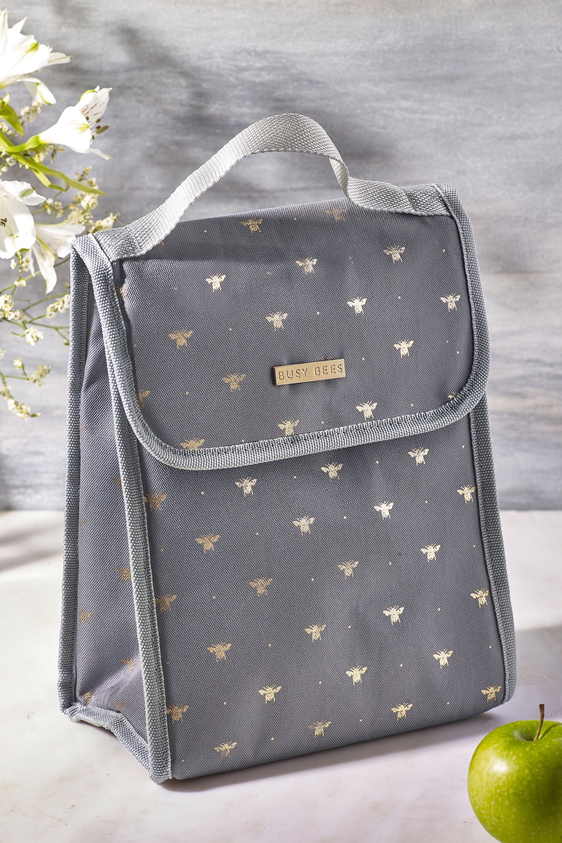 Buy Grey Bee Print Lunch Bag from the Next UK online shop