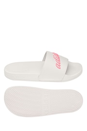 adidas Pink Sportswear Adilette Shower Sliders - Image 4 of 8