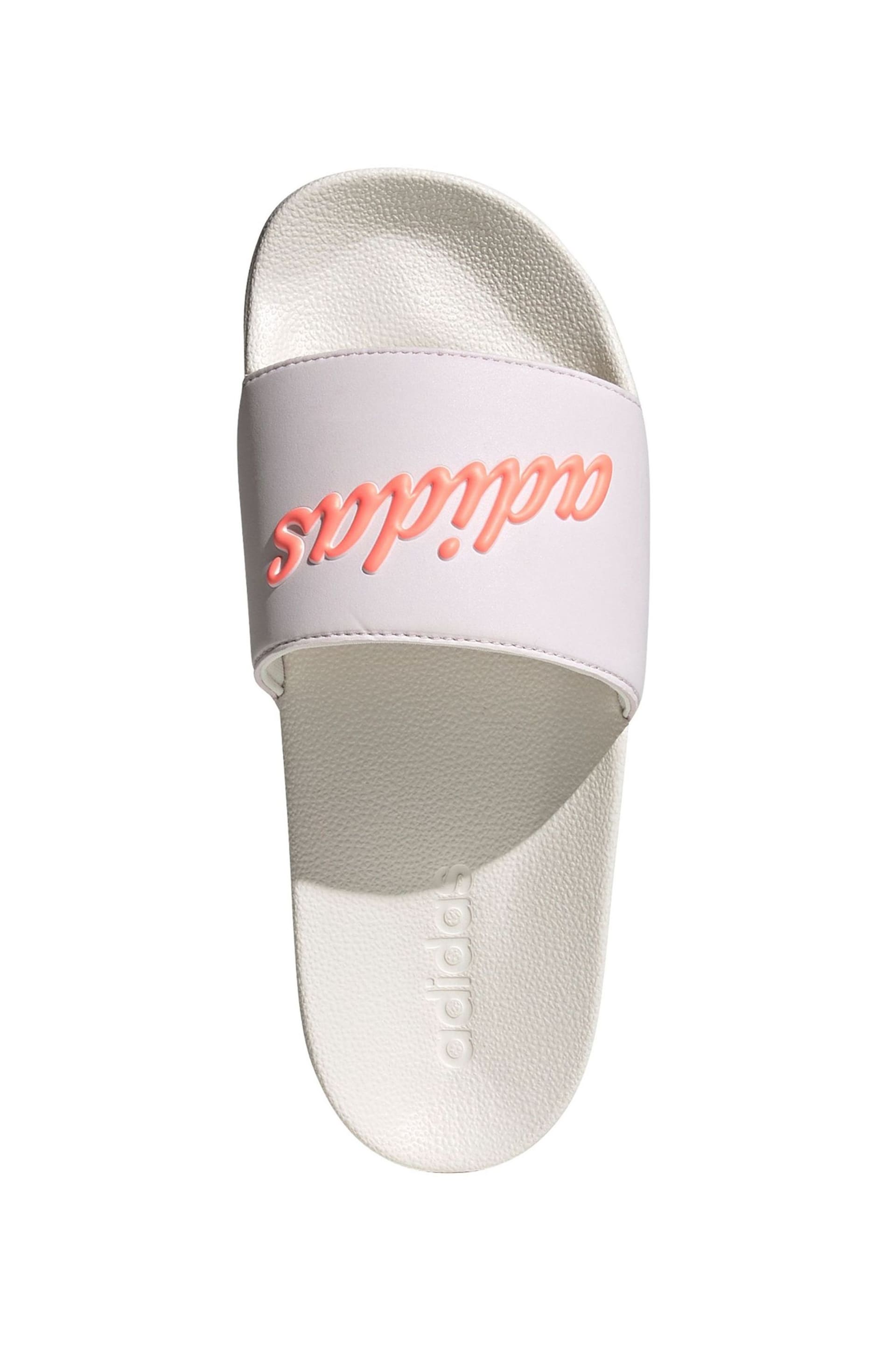 adidas Pink Sportswear Adilette Shower Sliders - Image 5 of 8