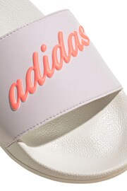adidas Pink Sportswear Adilette Shower Sliders - Image 7 of 8