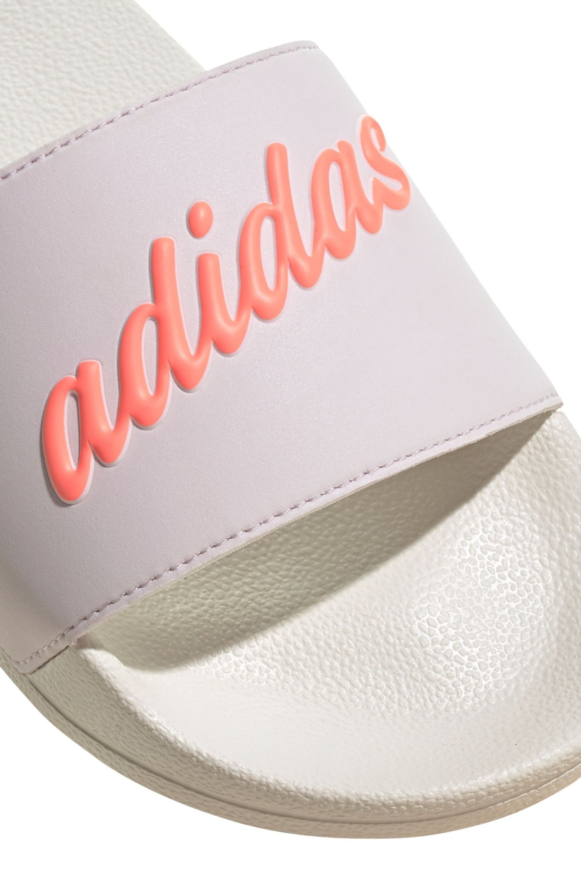 adidas Pink Sportswear Adilette Shower Sliders - Image 7 of 8