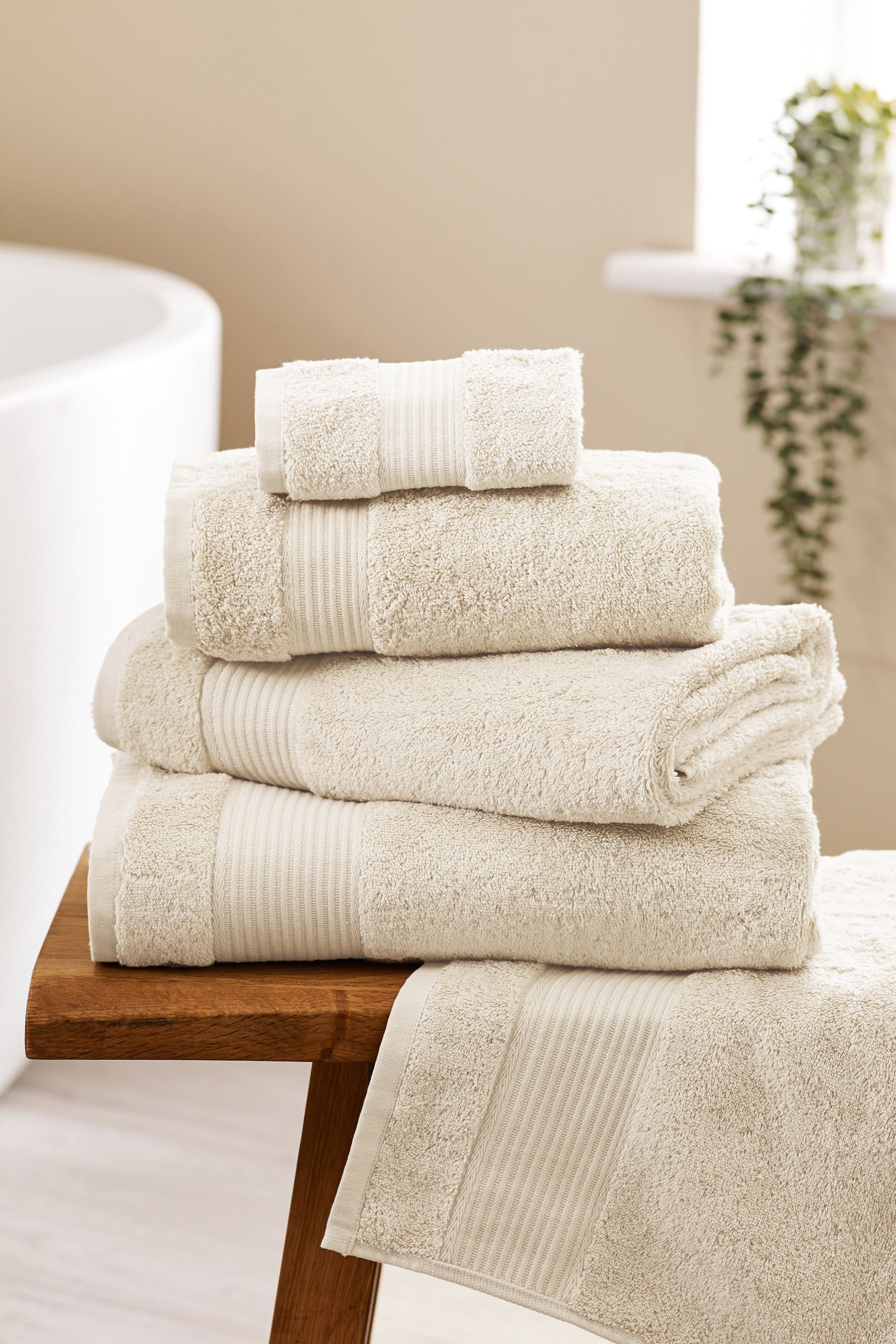 Buy Natural Ecru Egyptian 100 Cotton Towel from the Next UK online shop