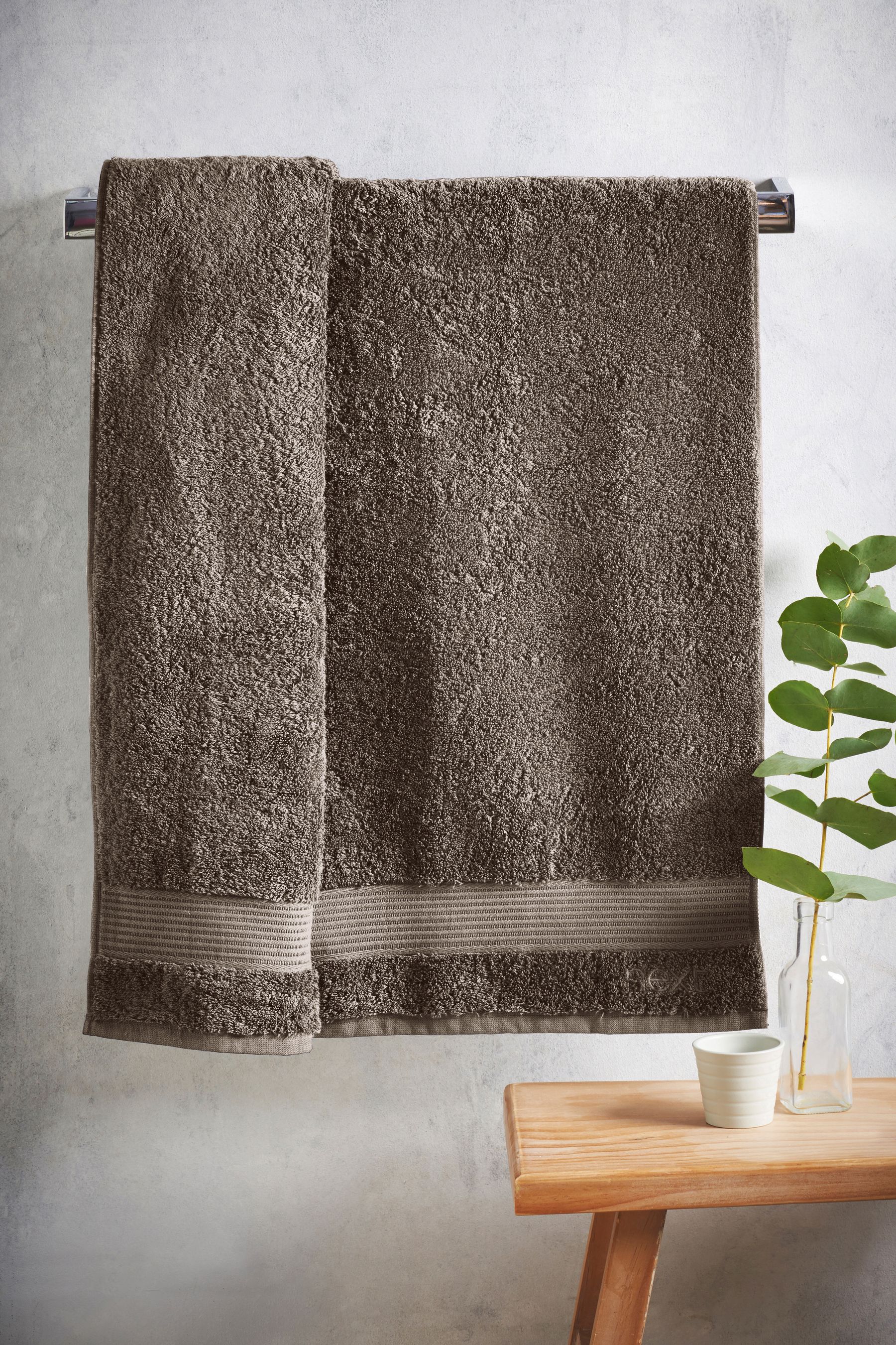 Buy Natural Dark Egyptian 100% Cotton Towel from Next Australia