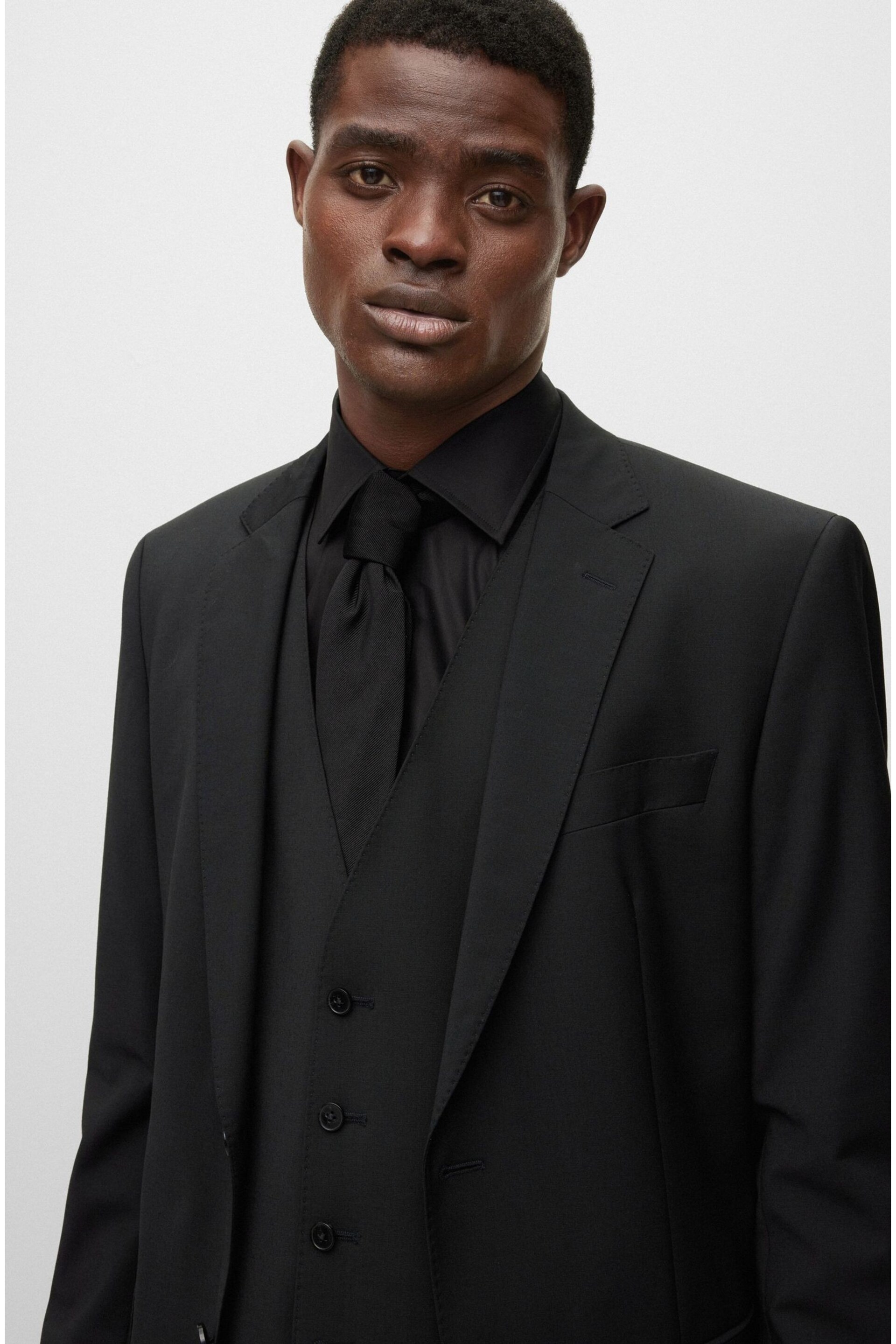 BOSS Black Slim Fit Suit: Jacket - Image 3 of 5