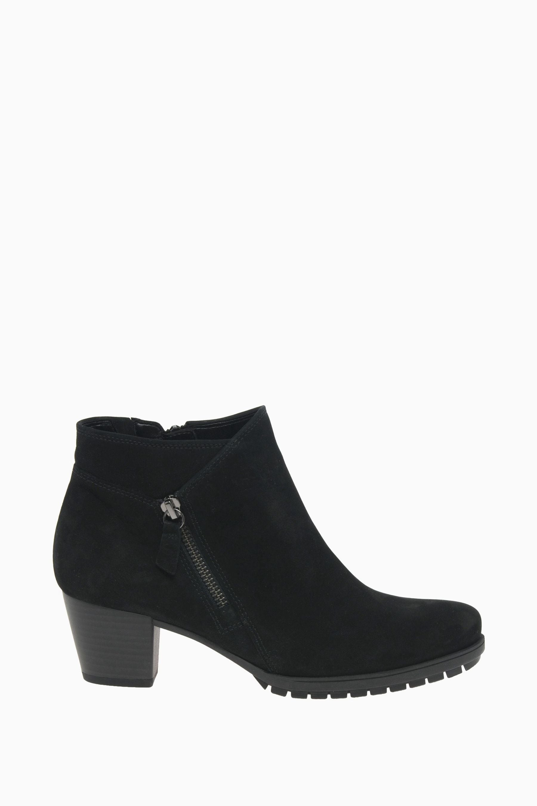 Buy Gabor Olivetti Black Nubuck Oil Ankle Boots from the Next UK online shop