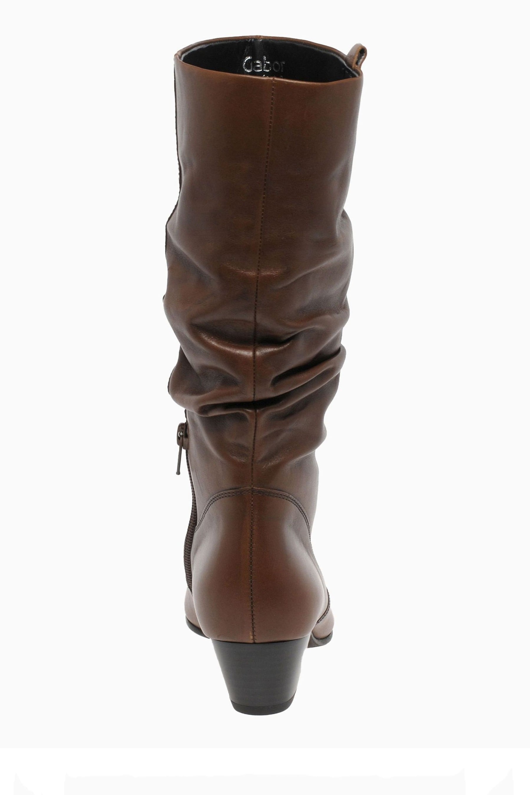 Buy Gabor Brown Rachel Calf Leather Boots from the Next UK online shop