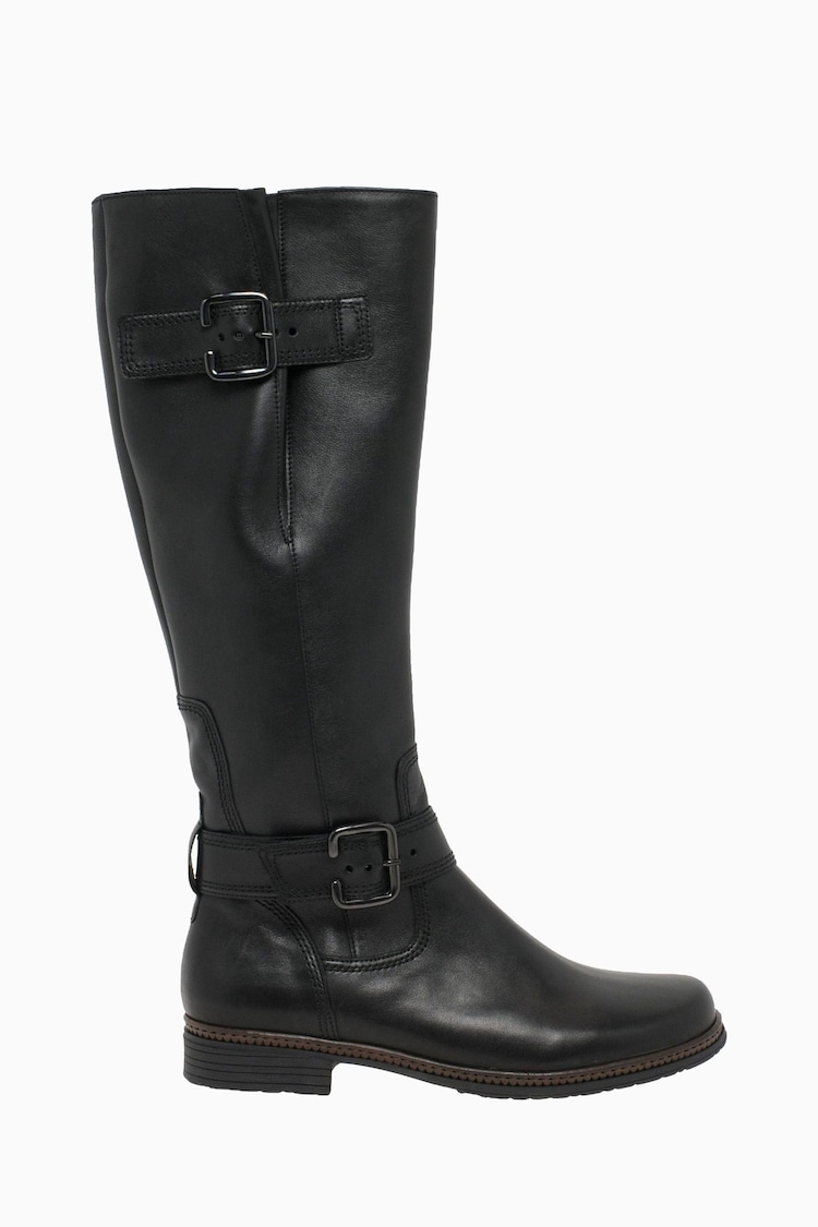 Gabor Nevada Black M Vario Calf Fit Boots - Image 1 of 5