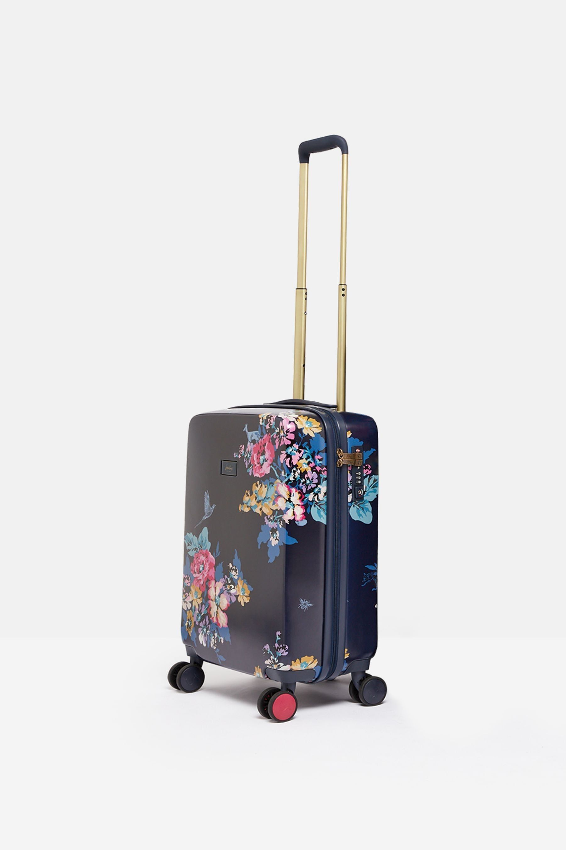 Buy Joules Navy Cambridge Floral Cabin Suitcase from Next Malta