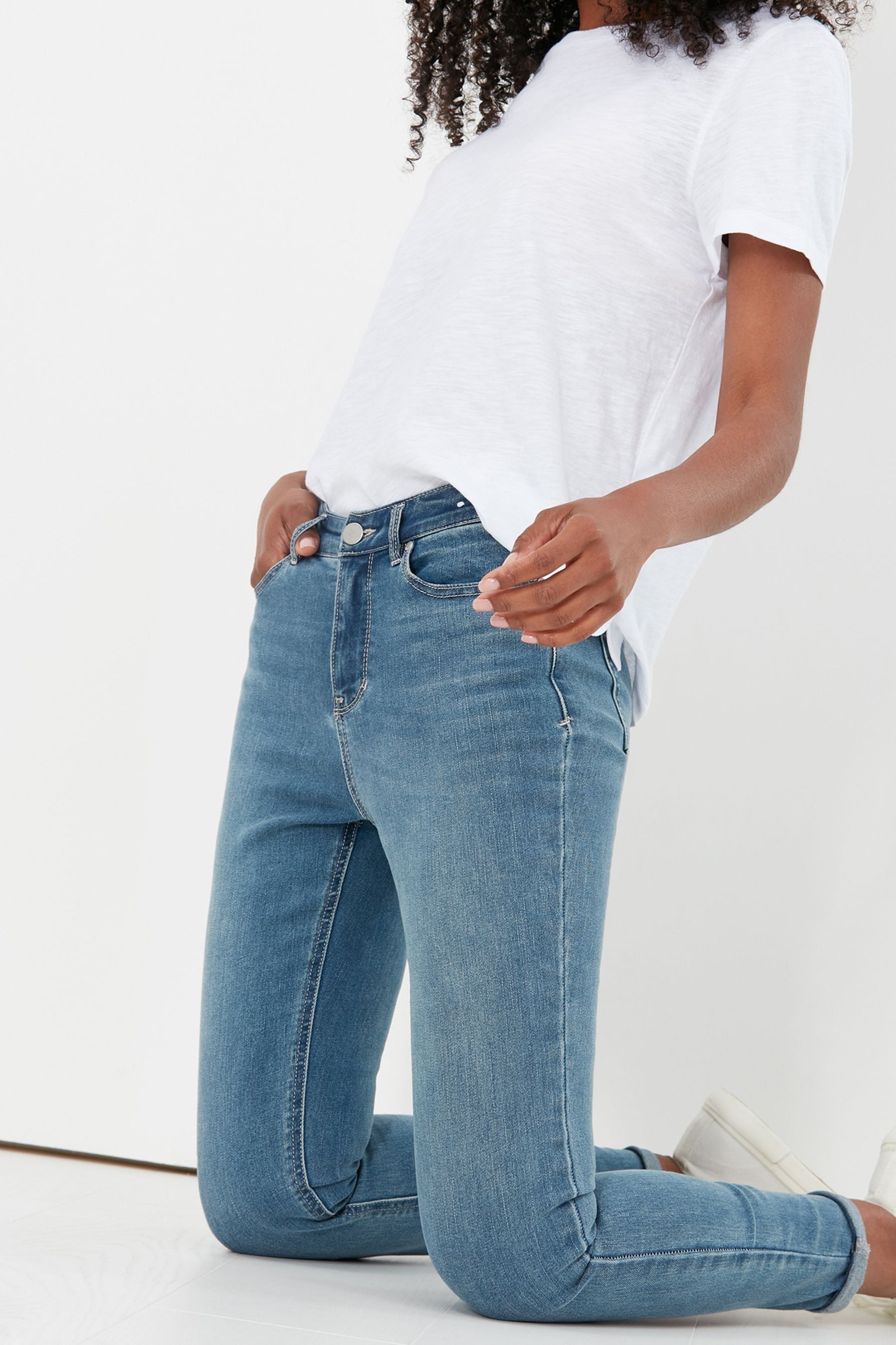Joules monroe cropped skinny jeans deals