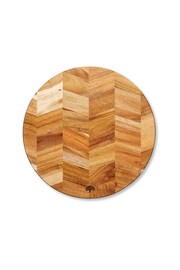 Barbary & Oak Brown Chevron Chopping Board - Image 1 of 4