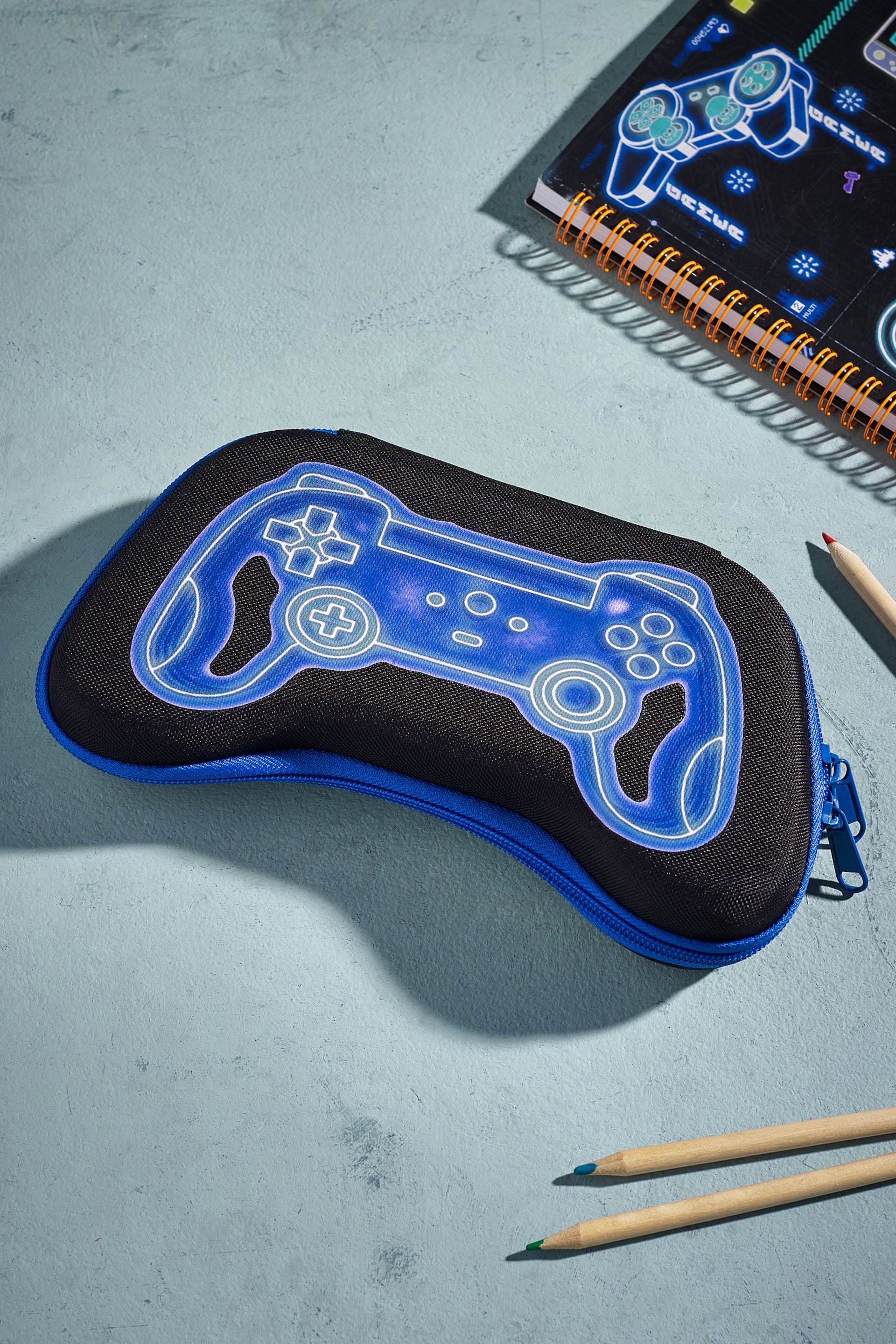 Black Gaming Controller Pencil Case - Image 1 of 3