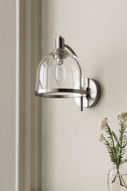 Brushed Chrome Blisworth Outdoor And Indoor (Including Bathroom) Wall Light - Image 2 of 4