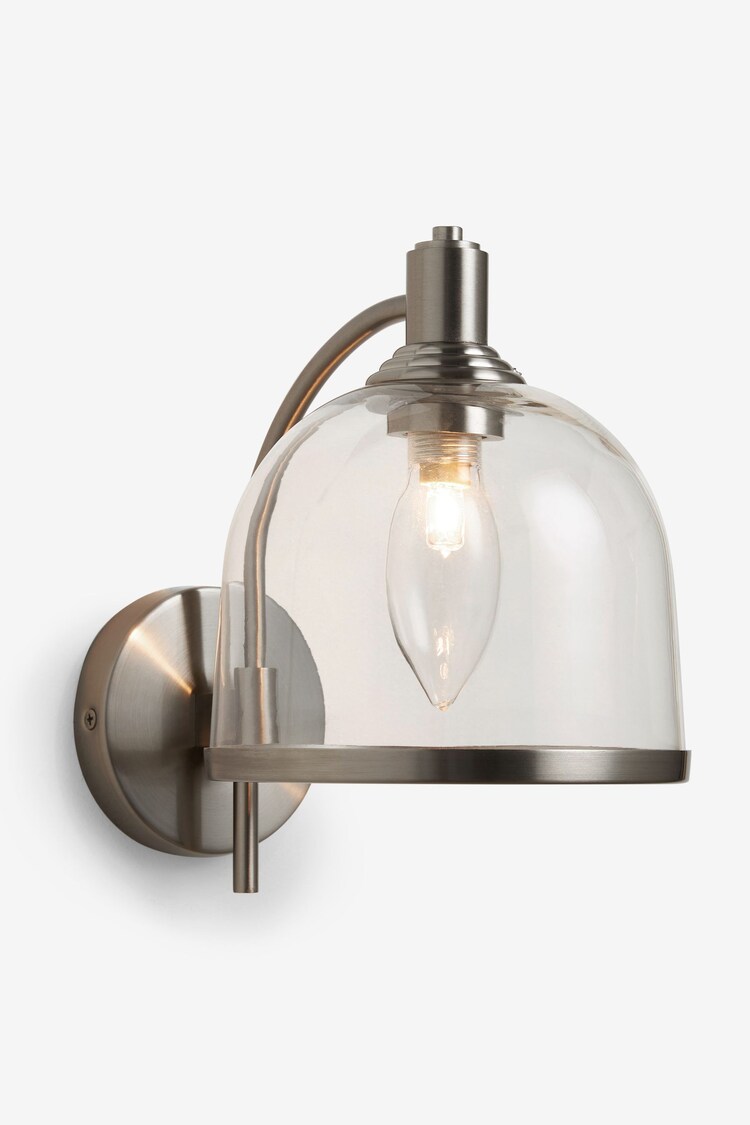 Brushed Chrome Blisworth Outdoor And Indoor (Including Bathroom) Wall Light - Image 4 of 4