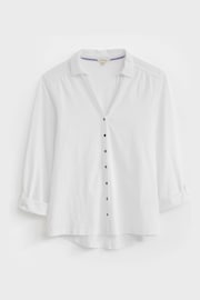 White Stuff White Annie Jersey Shirt - Image 5 of 8