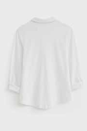 White Stuff White Annie Jersey Shirt - Image 6 of 8