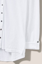 White Stuff White Annie Jersey Shirt - Image 8 of 8