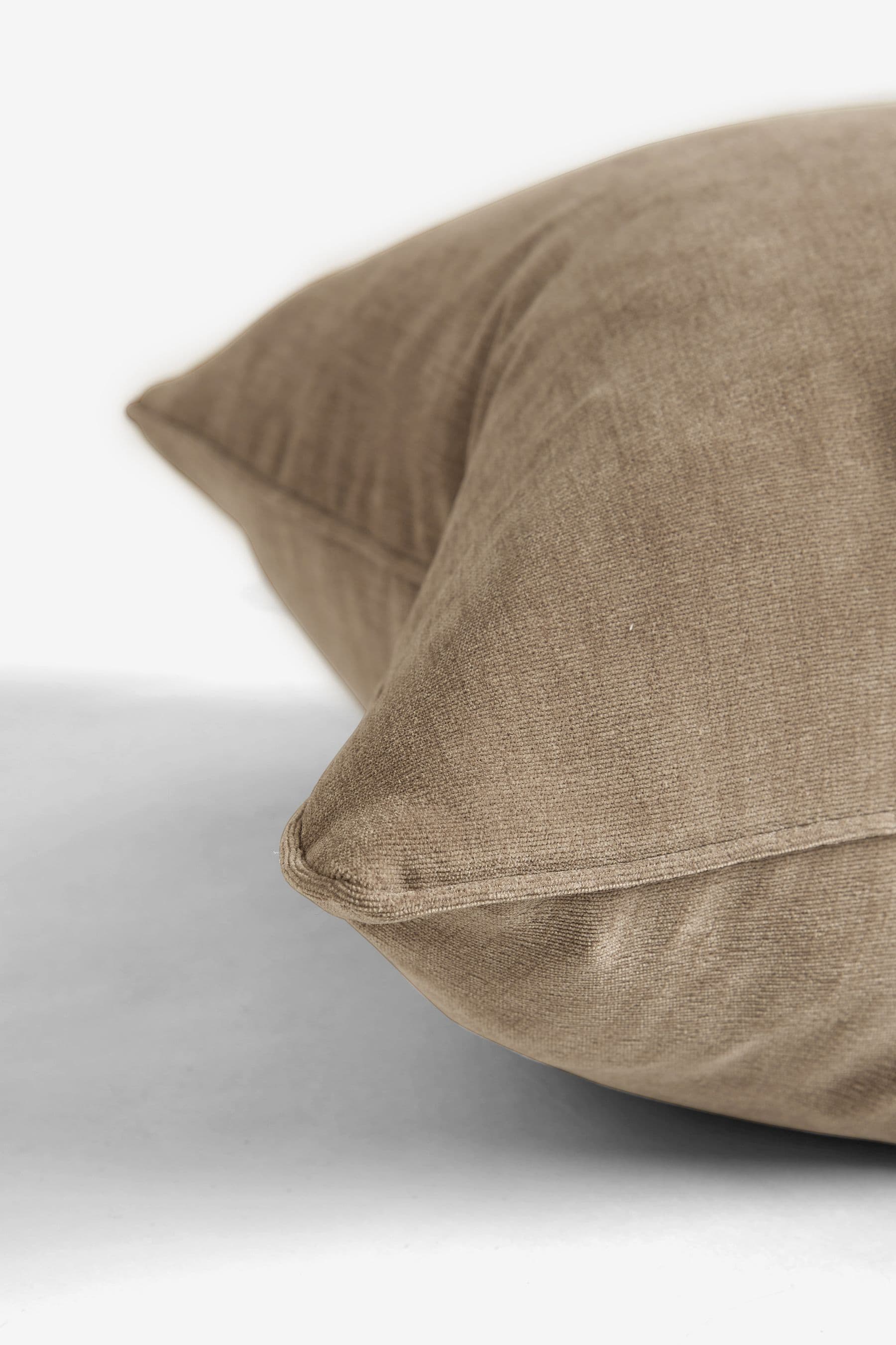 Buy Latte Natural 45 x 45cm Soft Velour Cushion from the Next UK online shop