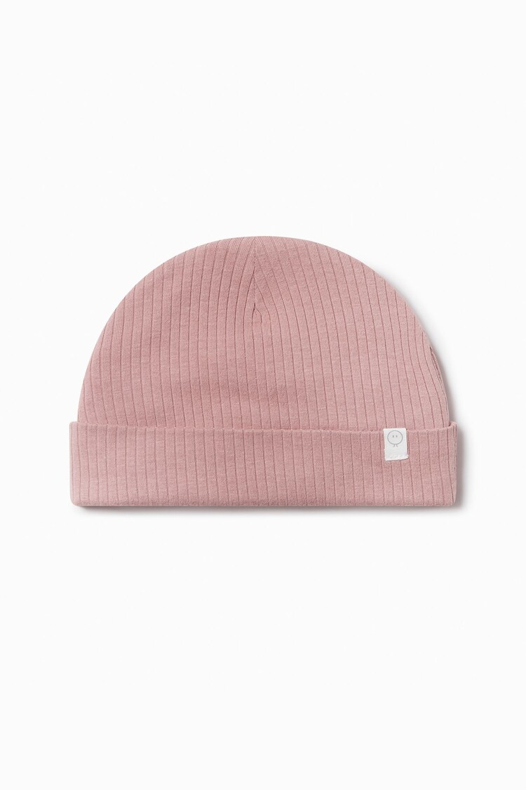 Mori Ribbed Beanie Hat In Organic Cotton & Bamboo - Image 1 of 1