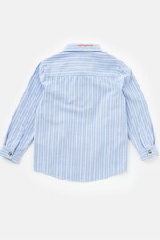 Angel & Rocket Blue Marco Pinstripe Pocket Shirt - Image 5 of 6