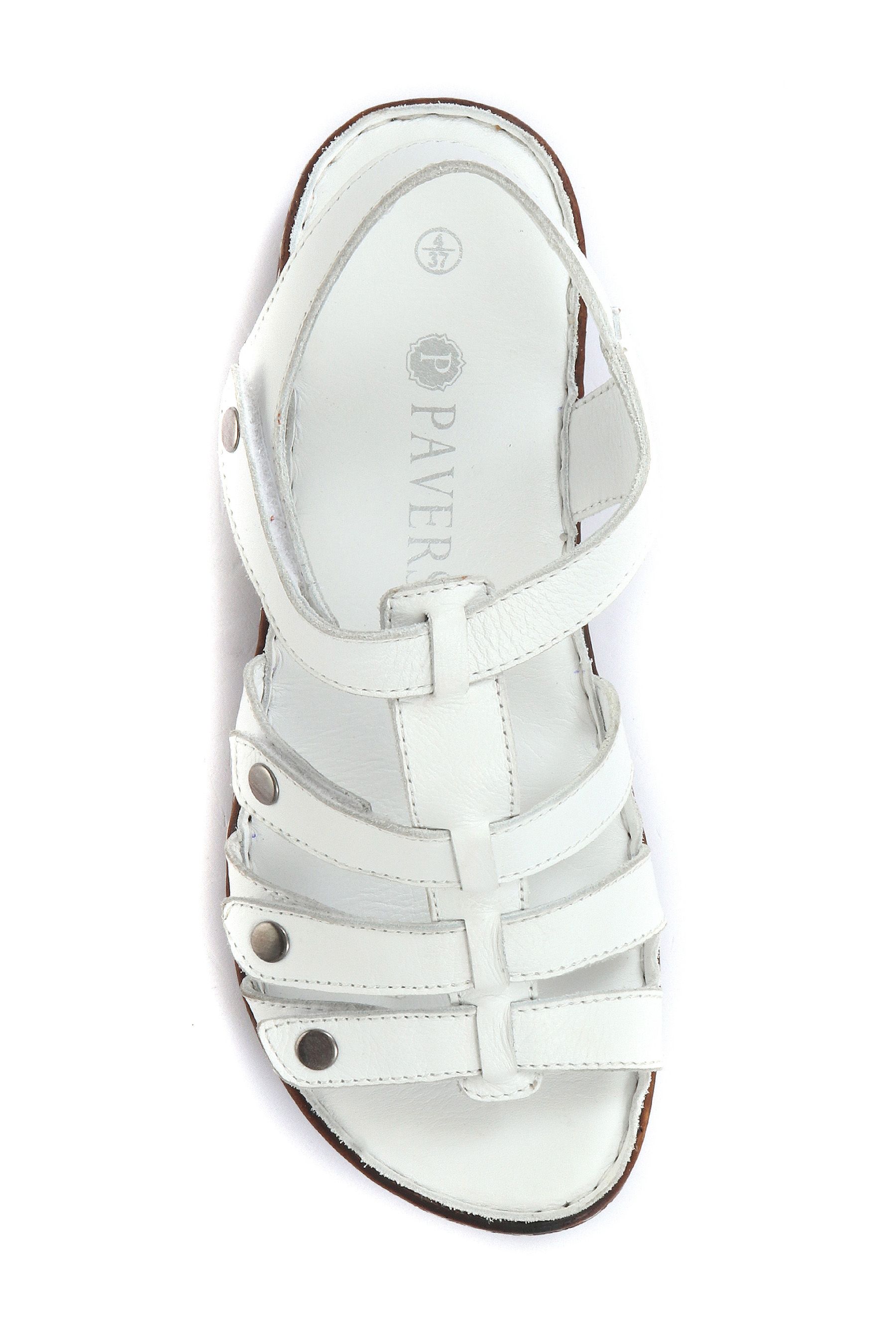 Pavers ladies white sandals hotsell