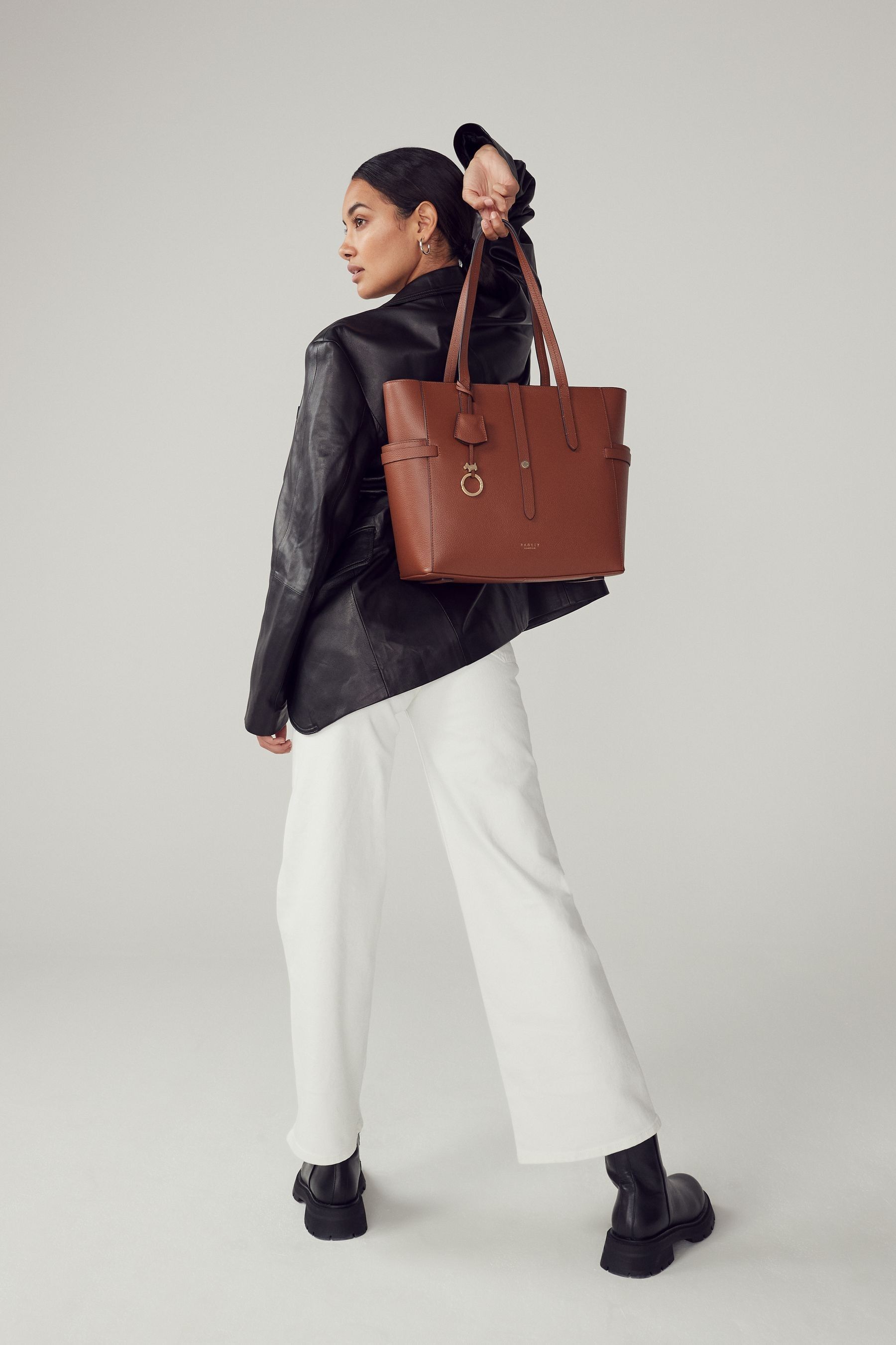 Buy Radley London Brown Abingdon Road Large Zip Top Shoulder Bag from Next Belgium