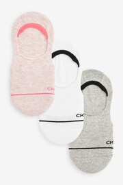 Calvin Klein Pink High Cut Socks 3 Pack - Image 1 of 4