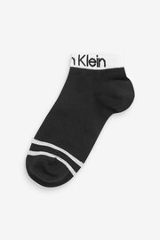 Calvin Klein Black Logo Socks 2 Pack - Image 3 of 3