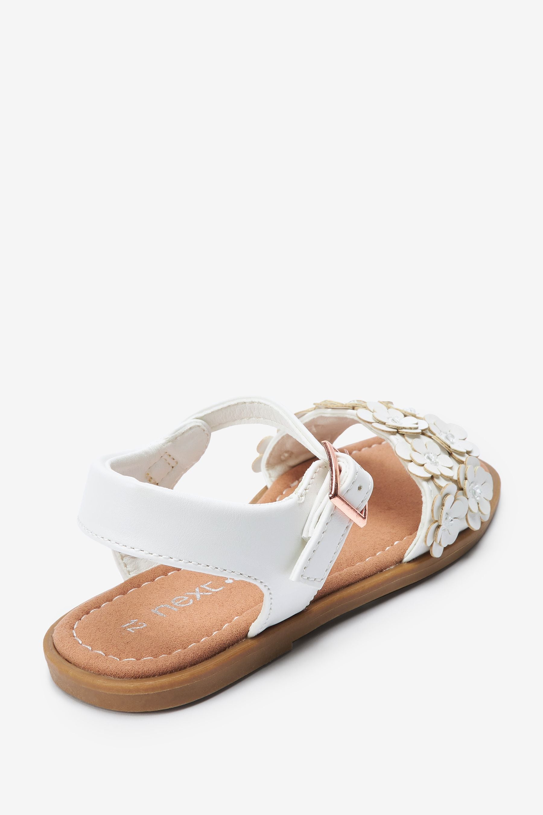 Buy White Floral Sandals from Next Austria