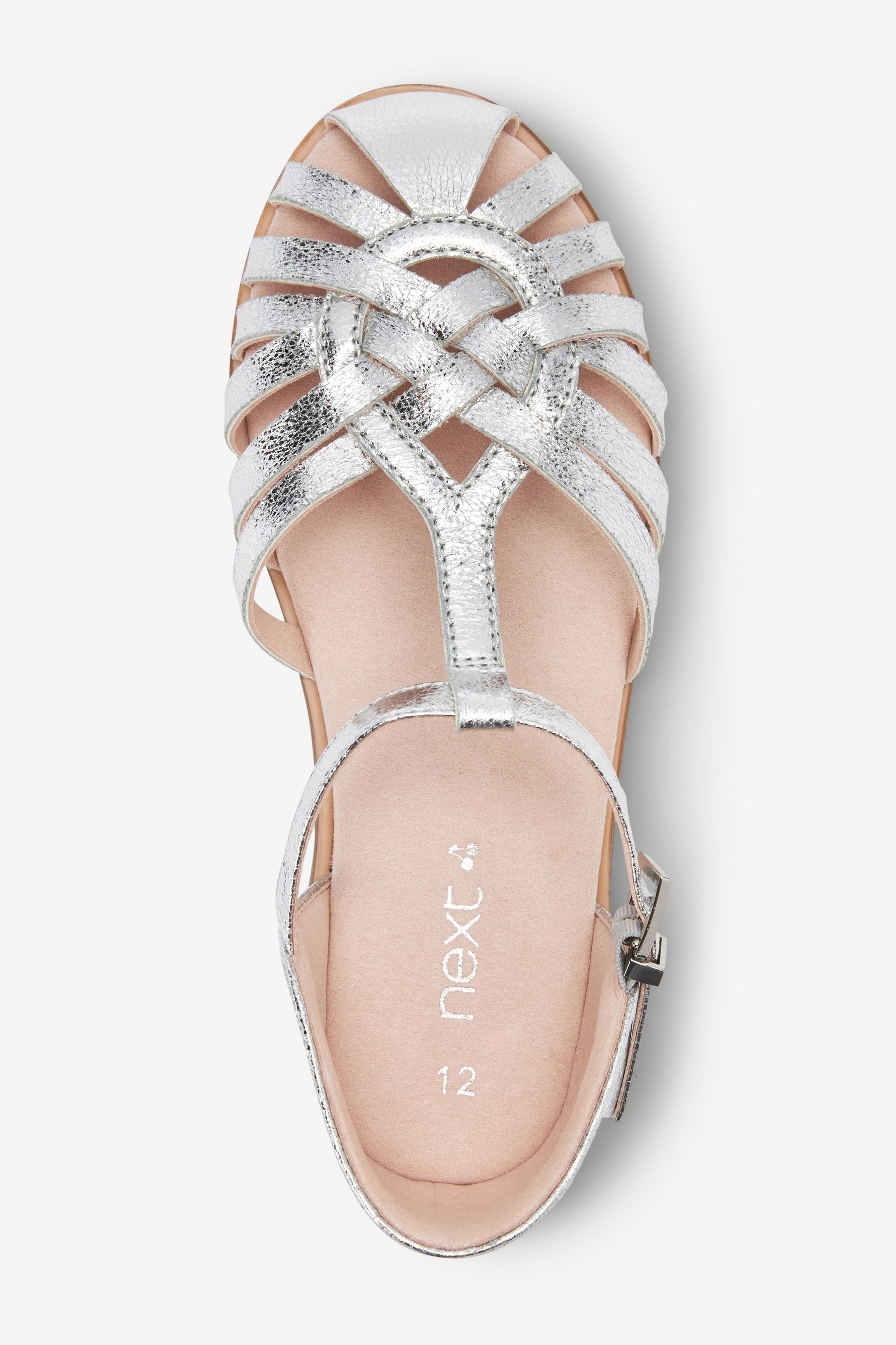 Silver caged sandals hotsell